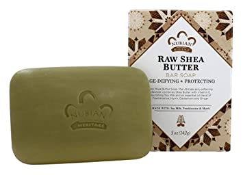 Nubian Heritage Bar Soap Raw Shea Butter - 5 oz