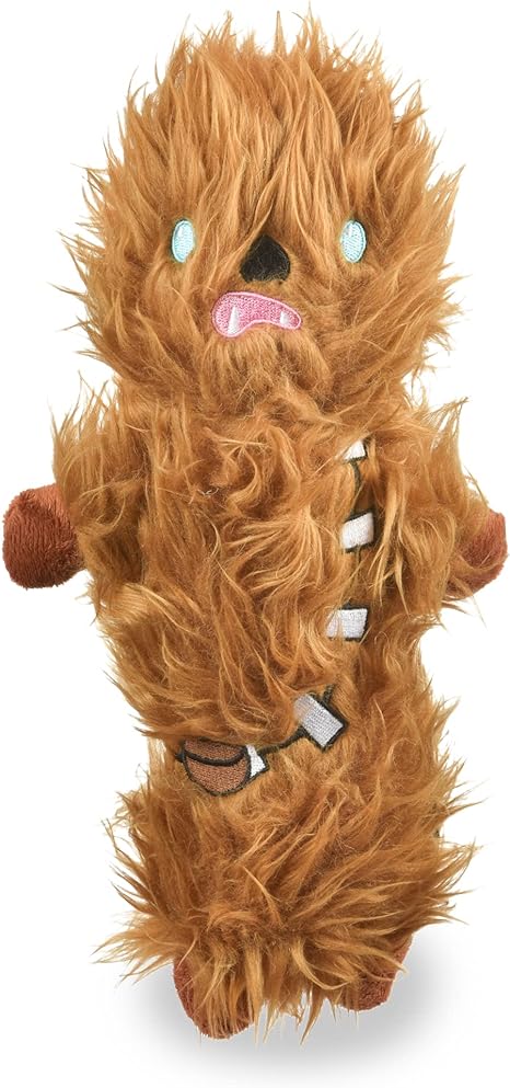 STAR WARS 9" Chewbacca Bobo Plush Squeaker Toy | 9” Chewbacca Plush Squeaker Bobo Pet Toy | Toy for Dogs Chewie Stuffed Animal 9 inch | Dog Chew Toy (FF19186)