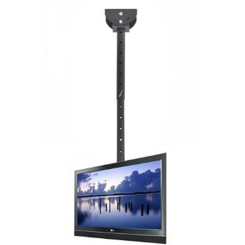 VideoSecu Adjustable Ceiling TV Mount Fits most 26-55" LCD LED Plasma Monitor Flat Panel Screen Display with VESA 400x400 400x300 400x200 300x300 300x200 200x200 200x100mm MLCE7 1OB