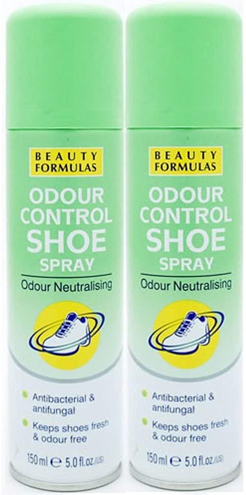 Beauty Formulas Odour Control Shoe Spray 150ml (PACK OF 2)
