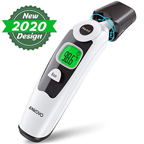 Baby Thermometer- Medical Digital Infrared Forehead and Ear Thermometer for Fever, Clinically Approved Temporal Thermometer (Thermometro Digital) - Suitable for Babies and Adults