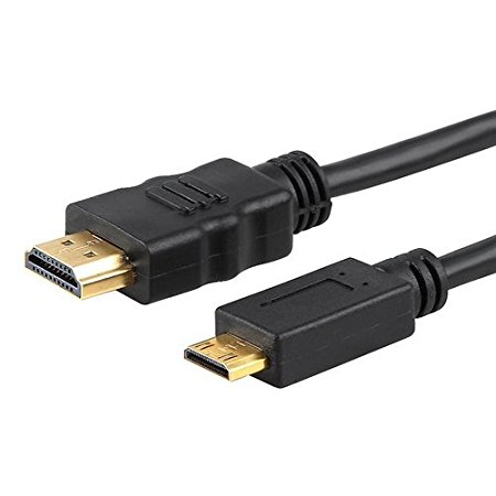 Gold Plated HDMI to HDMI Mini cable, 1.83 meters, 6 Feet,