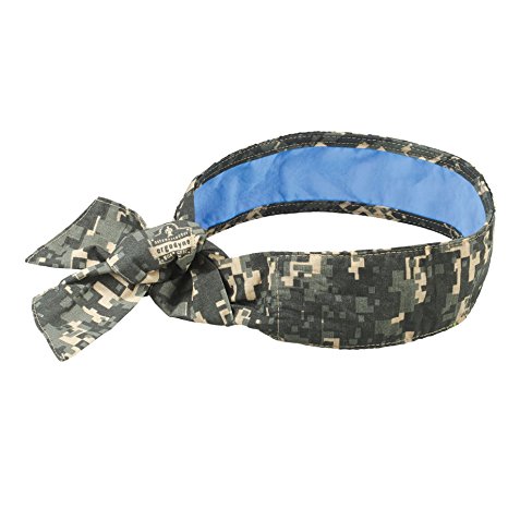 Ergodyne Chill-Its 6700CT Evaporative Cooling Bandana - Tie Closure, Camo