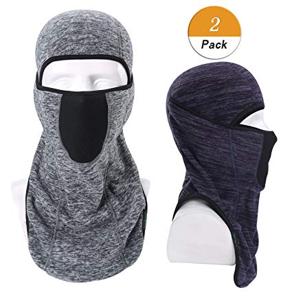 LongLong Balaclava-Ski Mask Winter Thicken Outdoor Cold Weather Face Mask Windproof Warmer Hood