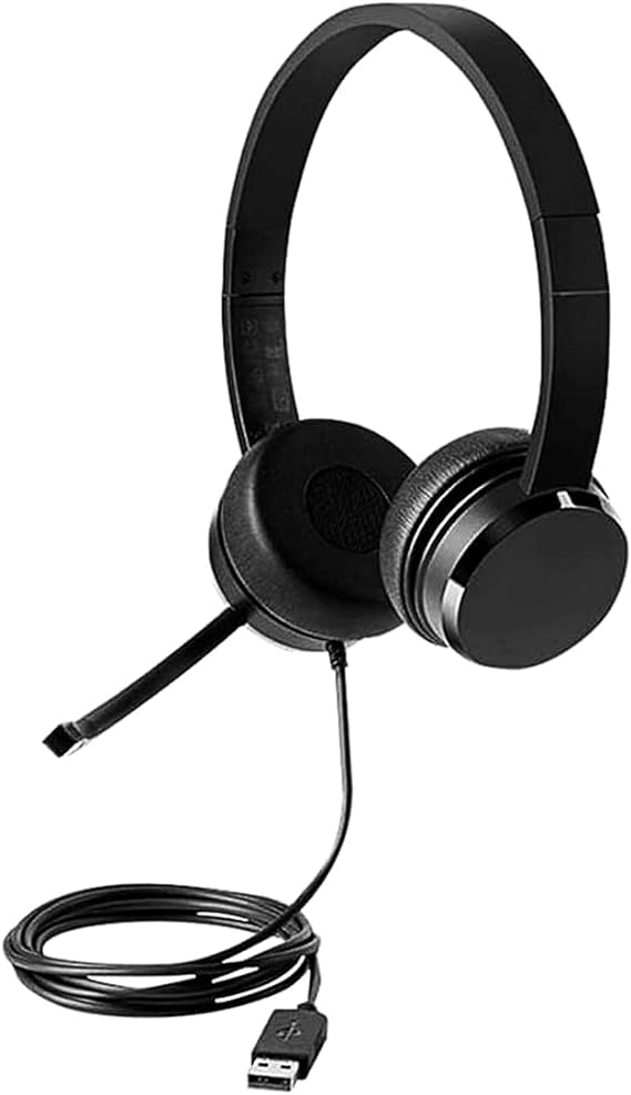 Lenovo 100 Headset - Stereo - USB - Wired - Over-The-Head - Binaural