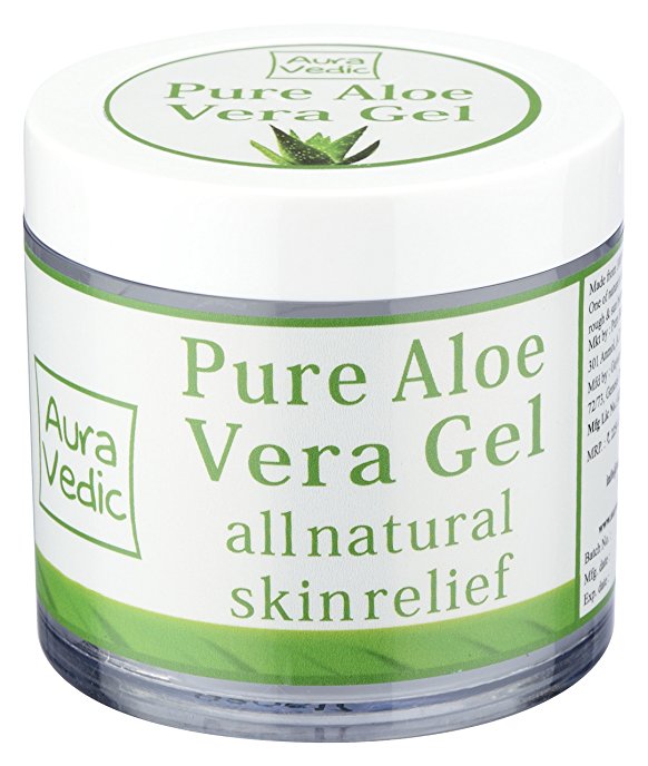 Auravedic Pure Natural Aloe Vera Gel, 100g