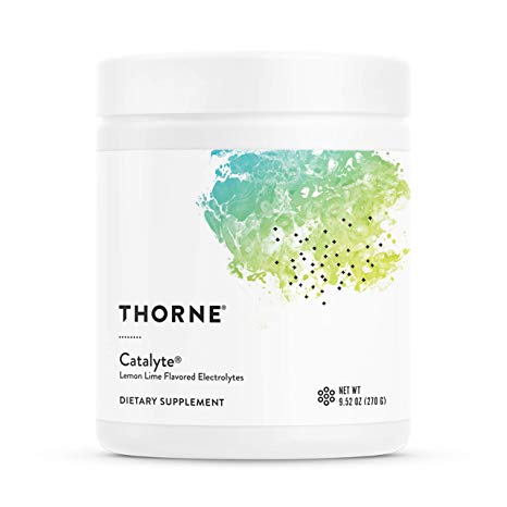 Thorne Research - Catalyte (Lemon Lime Flavored) - Electrolyte Replenishment and Energy Restoration Supplement - No Artificial Sweeteners - NSF Certified for Sport - 9.52 oz