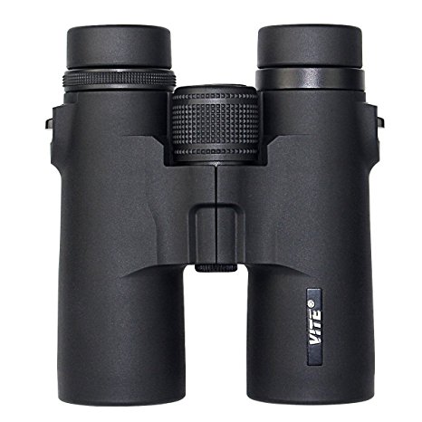 VITE VT 21 8x42 10x42 Binoculars Fully Multi Coated Lens with Twist-up Eye Cups for Hunting Shooting Bird Watching