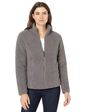 Amazon Essentials Women's Polar Fleece Lined Sherpa Full-Zip Jacket