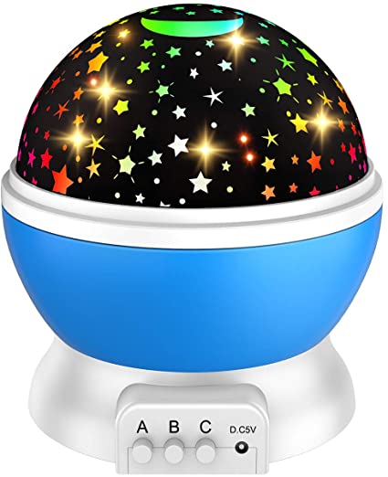 Gifts for 2-10 Year Old Boys, ATOPDREAM Star Night Light Projector for Kids Cool Toys for 2-10 Year Old Boys Night Light for Kids Gifts for Boys Age 2-10 Christmas Stocking Fillers Stuffers Blue