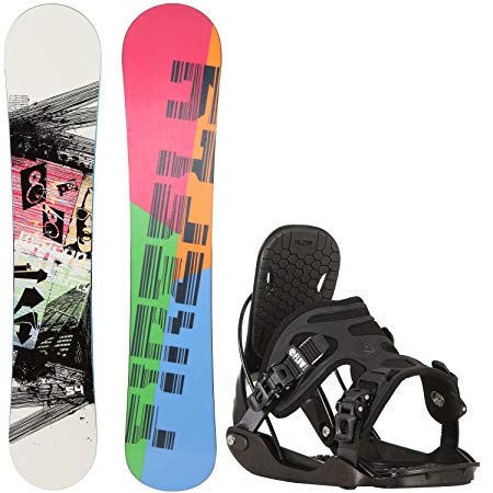 Firefly Beacon 154cm Mens Snowboard   Flow Alpha Bindings - Fits US Mens Boots Sized: 8,9,10