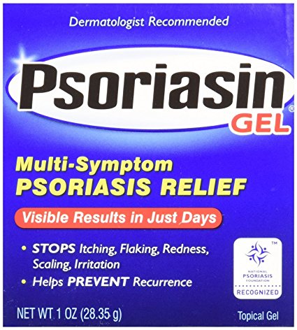 Psoriasin Multi-Symptom Psoriasis Relief Gel, 1 Ounce Tube (pack of 4)