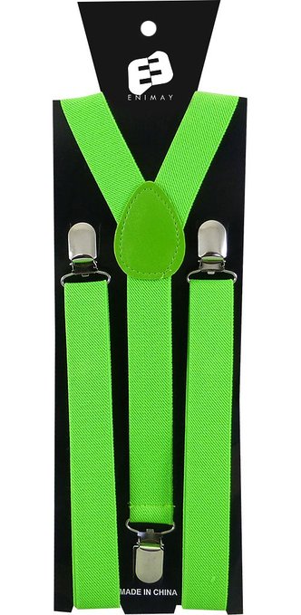 Enimay Great Quality Unisex Suspenders Many Colors and Styles Available