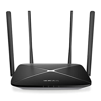 Mercusys AC1200 Wireless Dual Band Gigabit Router AC12G 1200Mbps Wi-Fi WiFi Speed with 4 high gain External Antennas