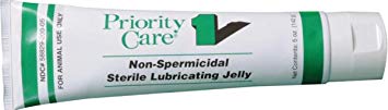 Durvet 698916 Non-Spermicidal Sterile Lubricating Jelly, 5 oz
