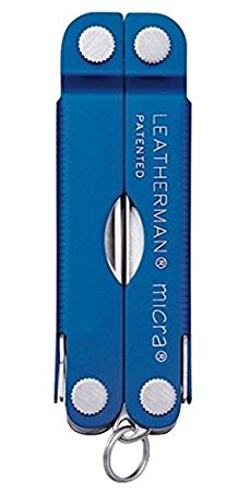 Leatherman LT53 Micra Stainless Steel Keyring Tool - Blue