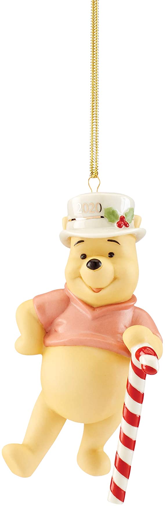 Lenox 2020 Christmas Cheer Winnie The Pooh Ornament, 0.35 LB, Ivory