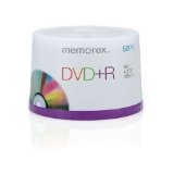 Memorex DVDR 16x 47GB 50 Pack Spindle