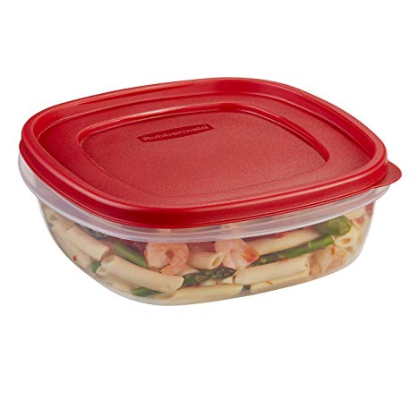 Rubbermaid Easy Find Lids Food Storage Container, 9 Cup, Racer Red 1777090