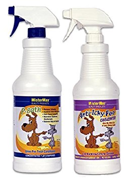 Anti Icky Poo "Unscented" Odor & P-Bath Pre-Treater Combo Quarts