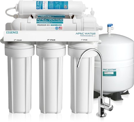 APEC Water Systems ROES-PH75 Top Tier Built in USA Ultra Safe pH Alkaline Calcium Mineral Reverse Osmosis Drinking Water System