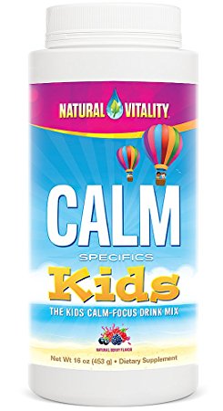 Natural Vitality CALM Kids, The Kids' Calm-Focus Drink Mix, Berry, 16oz