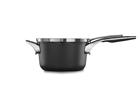 Calphalon Premier Space Saving Nonstick 3.5qt Pour & Strain Sauce Pan