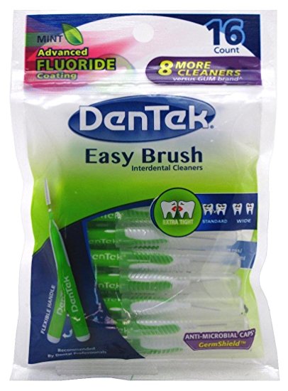Dentek Easy Brush Cleaners Extra Tight Spaces 16 Count