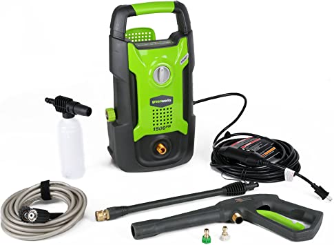 Greenworks 1500 PSI 1.2 GPM Pressure Washer (Upright Hand-Carry)