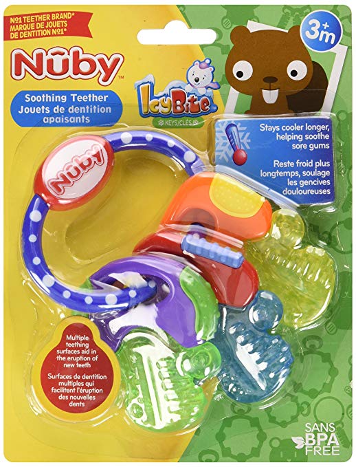 Nuby 530455 IcyBite Keys Teether