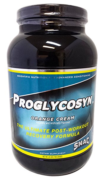 SNAC Proglycosyn Ultimate Post Workout Recovery Formula, Orange Cream, 2.6 Pounds