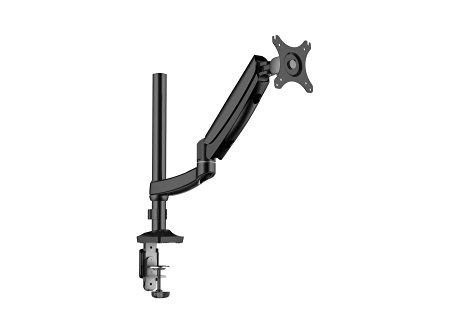 StandDesk Ergonomic Single Monitor Arm - Adjustable Full Motion - Fits Most Monitors 10"-27' - Vesa 75x75/100x100 - Adjustable Angle -85 to 15 degrees - (Light (7.7 - 19.8 lbs))