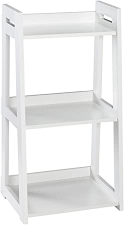 ClosetMaid 3314 No-Tool Assembly Narrow 3-Tier Ladder Shelf, White