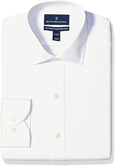 Buttoned Down Men's Xtra-Slim Fit Solid Non-Iron Dress Shirt