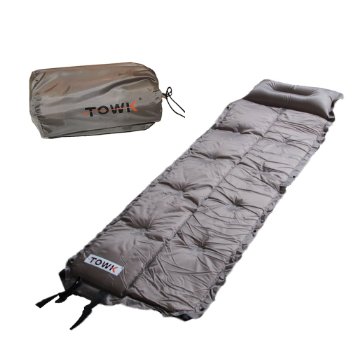 TOWK Self-Inflating Air Mattress with Attached Pillow