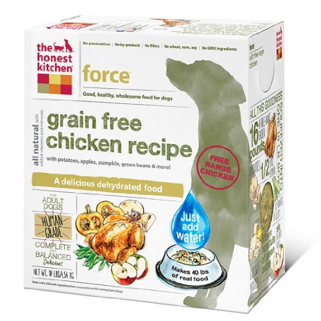 The Honest Kitchen Force Grain Free Chicken Dog Food