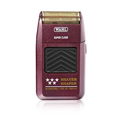 Wahl Professional 5-Star Series Rechargeable Shaver/Shaper #55602 - Up to 60 Minutes of Run Time - Bump-Free, Ultra-Close Shave