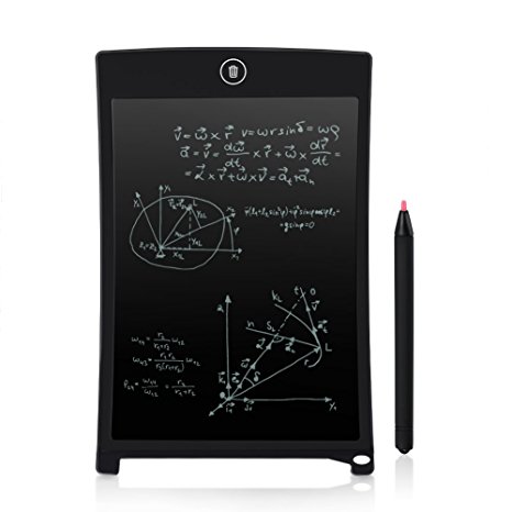 YOHOOLYO Writing Tablet 8.5 Inch LCD Electronic Board eWriter with Pen Black