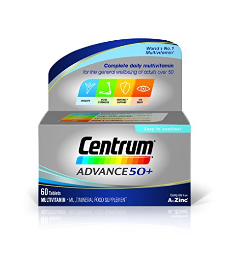 Centrum Advance 50 Plus Multivitamin Tablets, Pack of 60