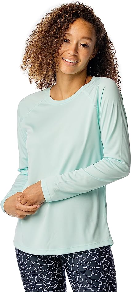 Vapor Apparel Women’s UPF 50  UV Sun Protection Long Sleeve Performance Regular Fit T-Shirt for Sports and Outdoor