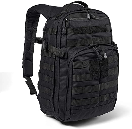 5.11 Tactical Backpack – RUSH 12 2.0 – Military Molle Pack, CCW and Laptop Compartment, 24 Liter, Small, Style 56561/56562