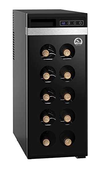 IGLOO FRW1213 12-Bottle Wine Collar with Digital Controls, Black