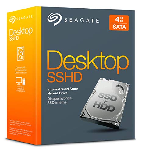 Seagate 4TB Desktop SSHD - SATA 6GB/s 3.5-inch internal Solid State Hybrid drive