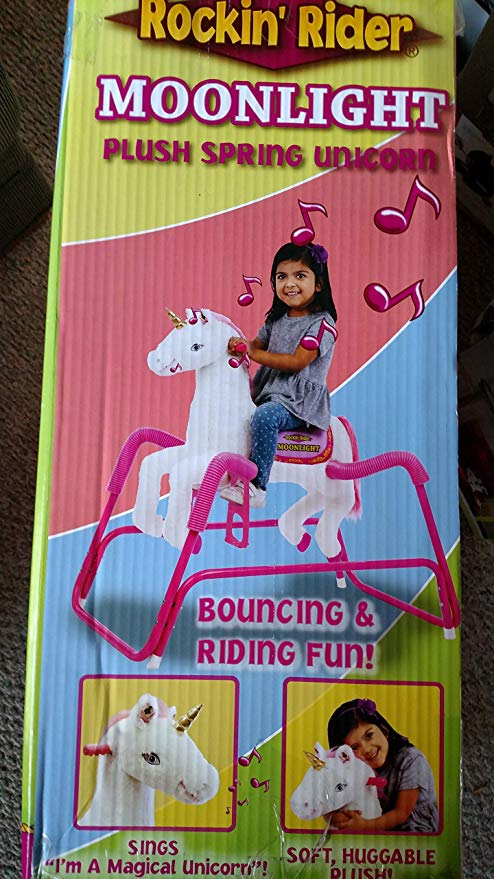 Rockin' Rider Moonlight Plush Spring Unicorn