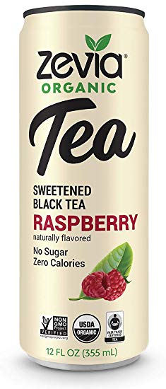 Zevia Organic Tea Sampler Pack, 12 Count, Sugar-Free Brewed Iced Tea Beverage, Naturally Sweetened with Stevia, Zero Calories, No Artificial Sweeteners
