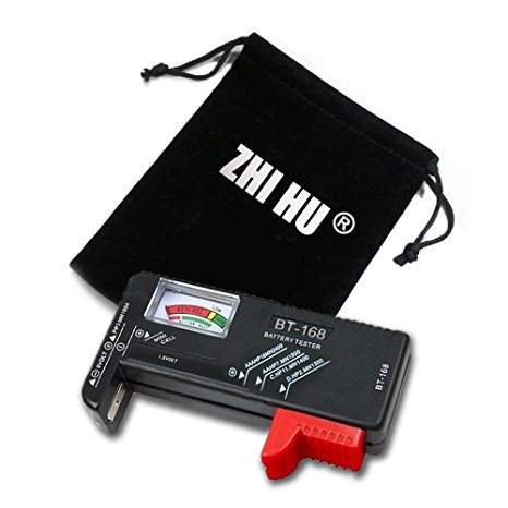 ZHIHU Battery Tester for AA AAA C D 9V 1.5V Button Cell Small Batteries