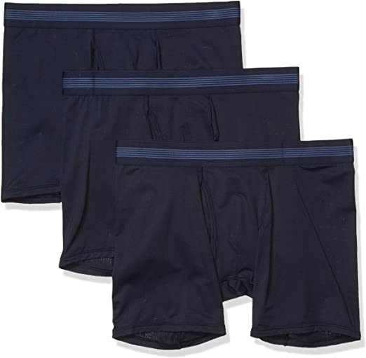 Amazon Brand - Goodthreads Men's 3-Pack Lightweight Performance Knit Boxer