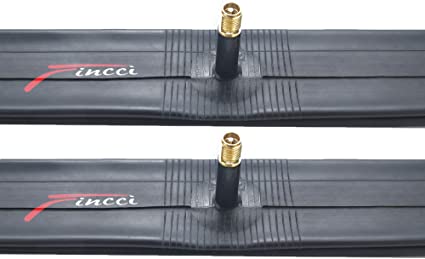Fincci Pair Bike Inner Tube 26 x 1.75-2.125 Inch 48mm Schrader Valve Inner Tubes for Mountain MTB Bicycle - Compatible Sizes: 1.75/1.85 1.95/2.0/2.10/2.125