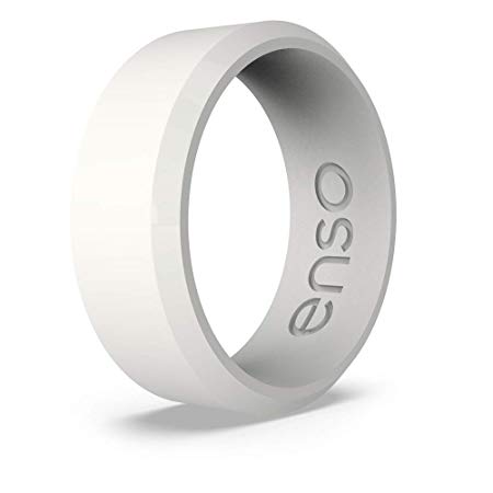 Enso Rings Bevel Silicone Ring | Lifetime Quality Guarantee | Comfortable, Breathable, and Safe