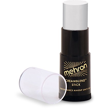 Mehron CreamBlend Stick Makeup - White - .75 oz (21 gm)
